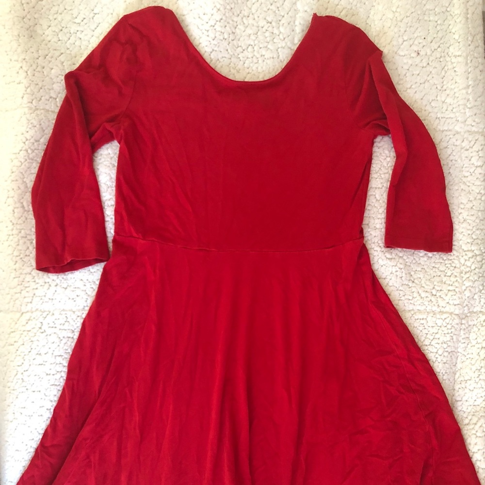 Red dress